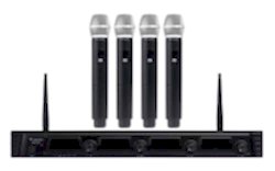 Westa - 4 Kanal UHF El Mikrofon Seti
