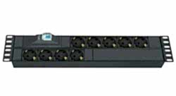 FormRack - 42U 18 li (9+9) Sigortalı Dikey Priz Grubu