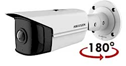 Hikvision - 4MP 180° Süper Geniş Açı Bullet Kamera (H.265+, 20mt)