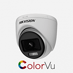 Hikvision - 2MP 2.8mm Lens 20Mt. ColorVu Hibrit IR Dome Kamera