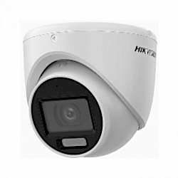 Hikvision - 2MP 2.8mm Lens 20Mt. IR Smart Hybrid Light Dome Kamera - Dahili Mikrofon