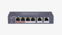 Hikvision - 4 Port Fast Ethernet Yönetilemeyen POE Switch