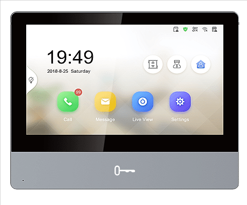 Hikvision - 7 inc TFT LCD Dokunmatik Ekran IP Monitör