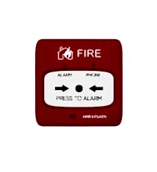Hikvision - Konvansiyonel Resetlenebilir Yangın Alarm Butonu