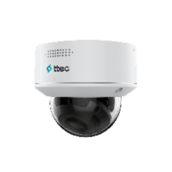 Ttec - 5MP 2.7~13,50mm Motorize Lens H265+ 30Mt. IR Dome İP Kamera - Dahili Mikrofonlu