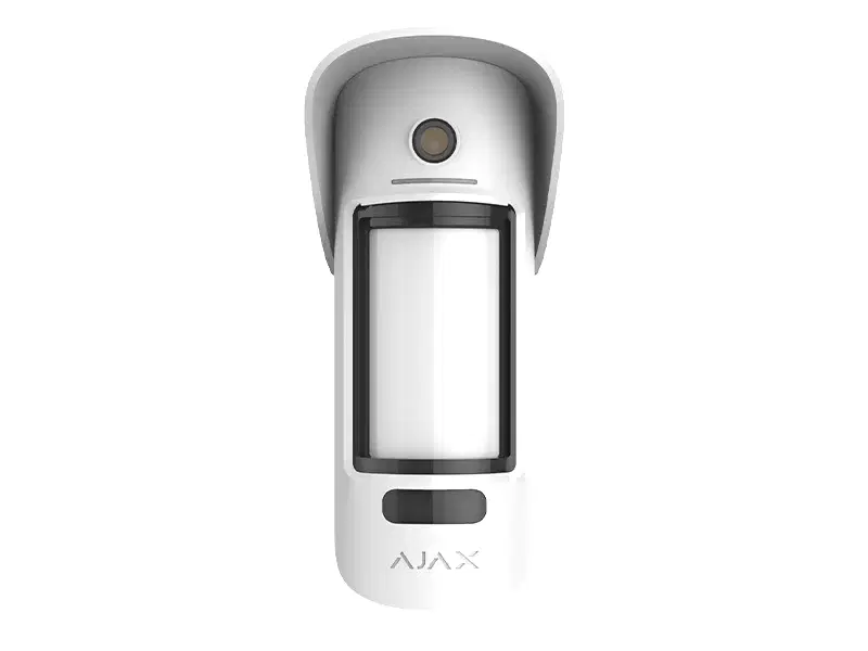 AJAX - Kablosuz Kameralı Dış Ortam PIR Dedektör - Beyaz (Uzaktan Resim Çekme)