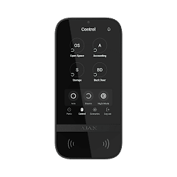 AJAX - Kablosuz Keypad Touch Screen - Siyah