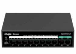 Reyee - 8 Port 100Mbps PoE, 2 Port GB Uplink Port Yönetilmez PoE Switch 