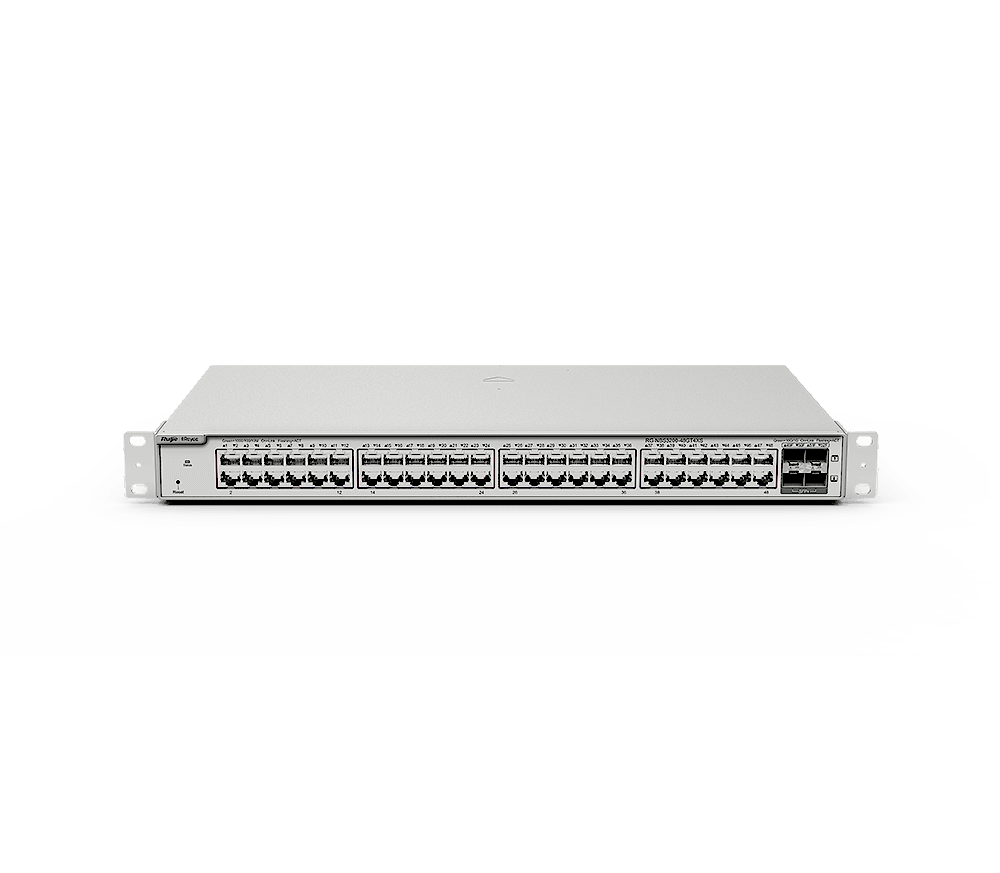 Reyee - 48 Port Gigabit PoE, 4*10G SFP+ Slots, L2 Yönetilebilir PoE Switch