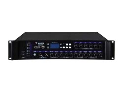 Westa - 250 Watt LCD Ekran 6 Bölge USB/MP3/Bluetooth Hat Trafolu Mikser Amplifier