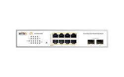 Wi-Tek - 8 Port GE PoE + 2 Port SFP Yonetilebilir Cloud Switch