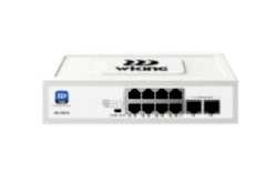 Wiking - 8 Port 100Mbps PoE, 2 Port 100Mbps Uplink Port Yönetilmez PoE Switch